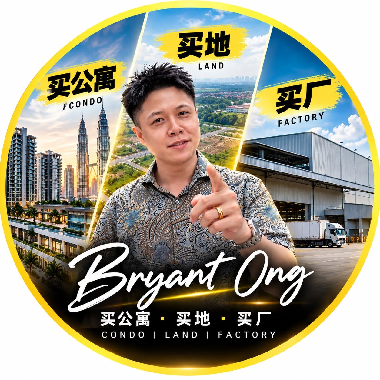 Bryant Ong · 买公寓、买地、买厂